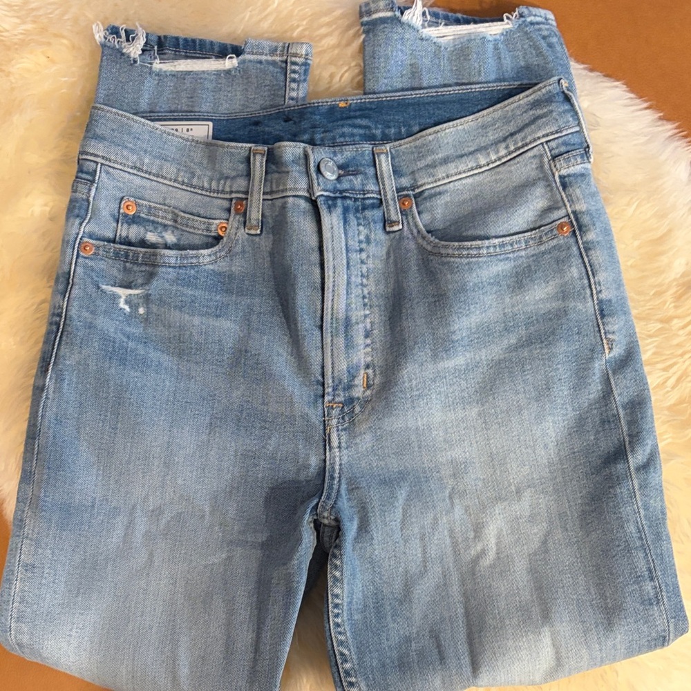Gap Light Blue Cigarette High Rise Jeans-Size 8 - Picture 1 of 3